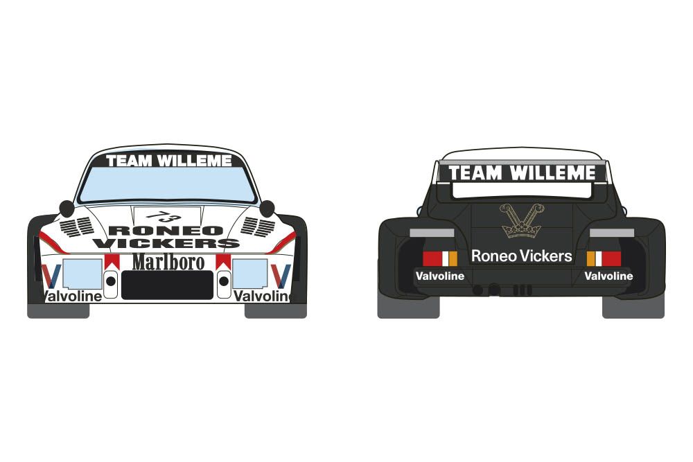 Decalcas DEC023 Porsche Kremer 935 K2 Team Willeme - 1978