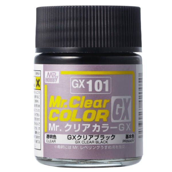 Mr. Hobby GX-101 Mr. Color Clear Black (18ml)