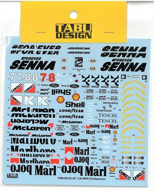 Tabu Design 20132SP MP4/8 FULL SPONSOR 2024 VERSION