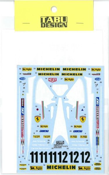 Tabu Design 20133 FERRARI 312T3 1978/1979