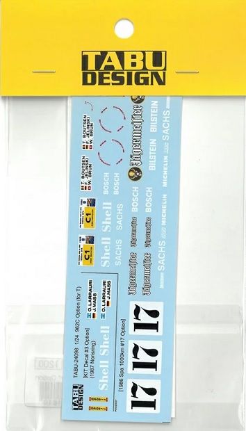 Tabu Design 24098 PORSCHE 962C JAGERMEISTER OPTION