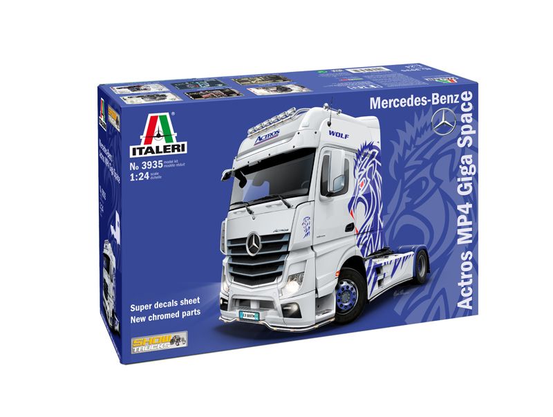 Italeri 3935 Mercedes-Benz ACTROS MP4 Giga Space Italeri 3935 Mercedes-Benz ACTROS MP4 Giga Space