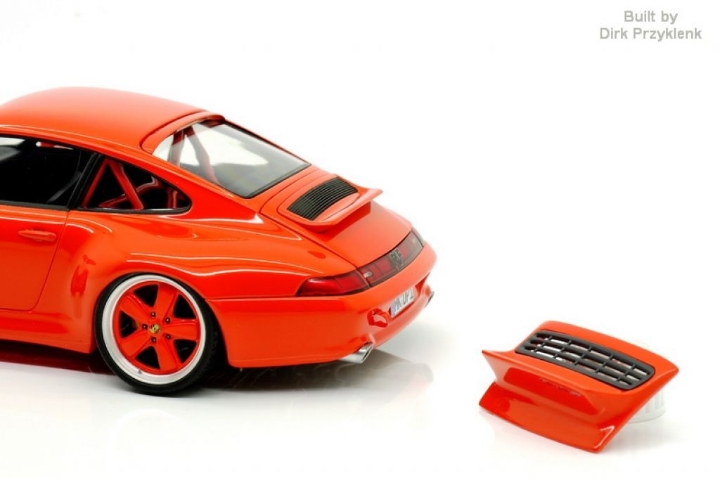 Scale Production SP24259-P964 hood/rear wing "Singer Style" Scale Production SP24259-P964 hood/rear wing "Singer Style"