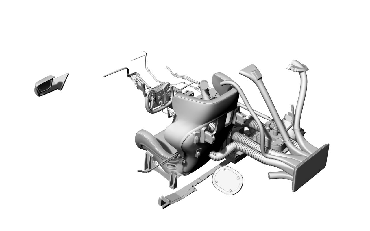 Mix Hobby MX05-088 BMW M4 GT3 EVO Interior Detail Up Set (For NuNu24045)