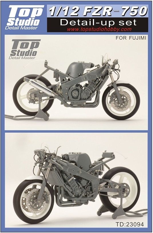 Top Studio TD23094 Yamaha FZR-750 detail up set Fujimi