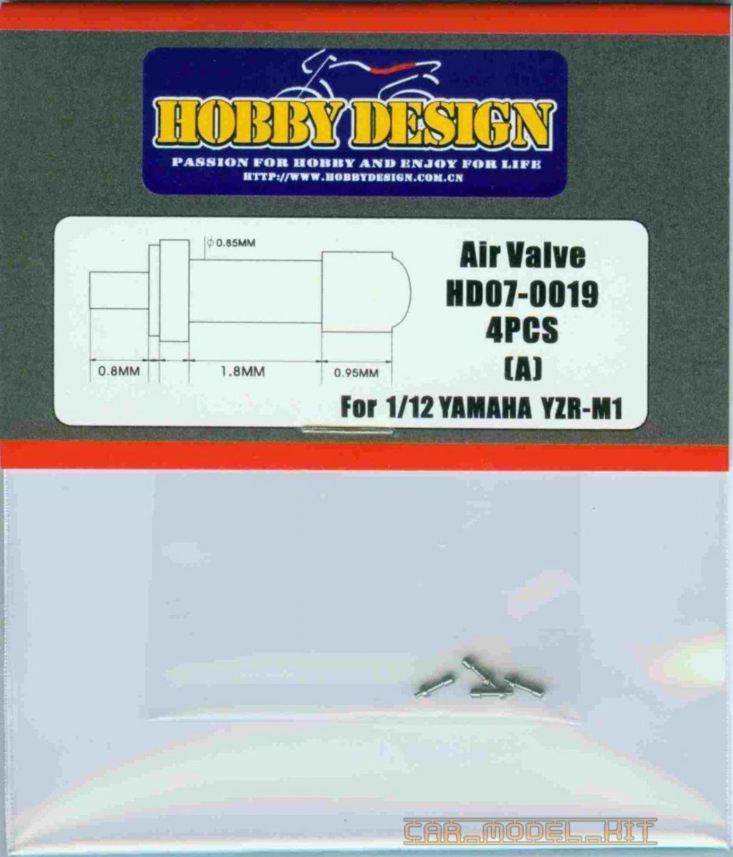 Hobby Design HD07-0019 Tire Air Valve For Yamaha YZR-M1 (A)