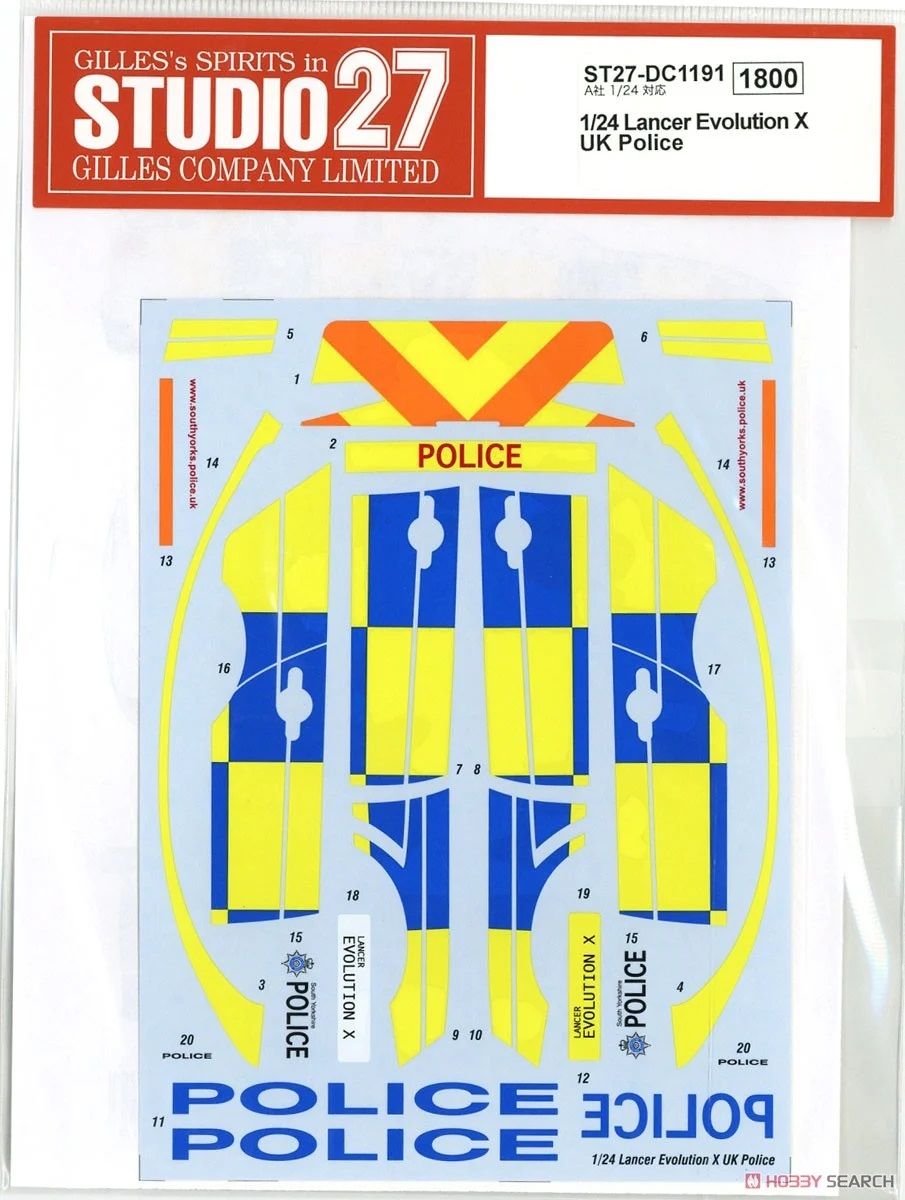 Studio27 DC1191 Lancer Evolution X UK Police