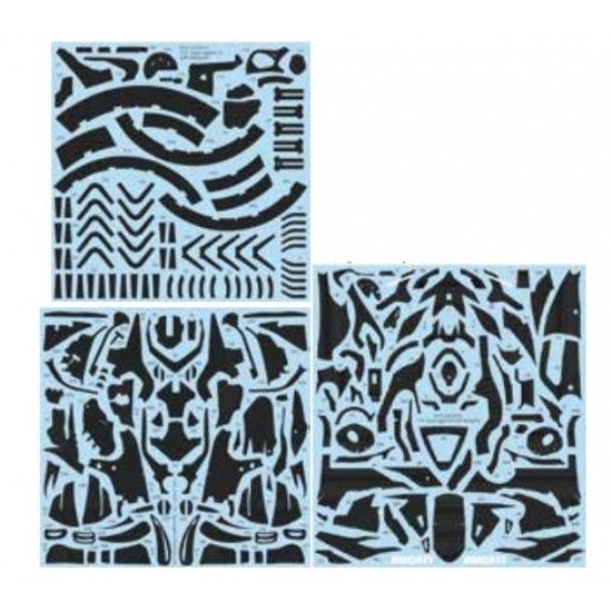 Studio27 CD12013 Ducati Superleggera V4 Carbon Decal for Tamiya 14140,14143