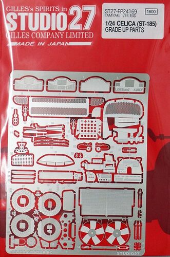 Studio27 FP24169 Toyota Celica (ST-185) - Grade Up Parts (for Tamiya Kits) Studio27 FP24169 Toyota Celica (ST-185) - Grade Up Parts (for Tamiya Kits)