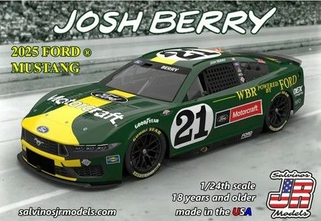 Salvinos 2025JBD Wood Brothers Racing 2025 Josh Berry