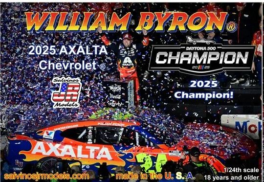 Salvinos 2025WBD Hendrick Motorsports 2025 William Byron