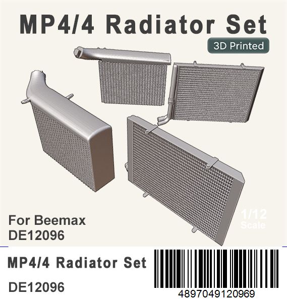 Fat Frog DE12096 MP4/4 Radiator set for Beemax