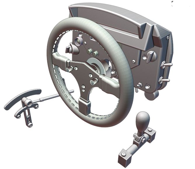 Fat Frog DE12099 MP4/4 Cockpit Set