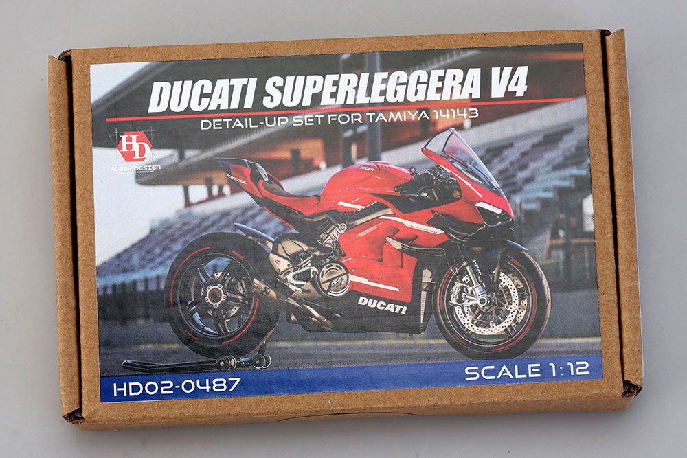 Hobby Design HD02-0487 Ducati Superleggera V4 Detail-up set for TAM14143