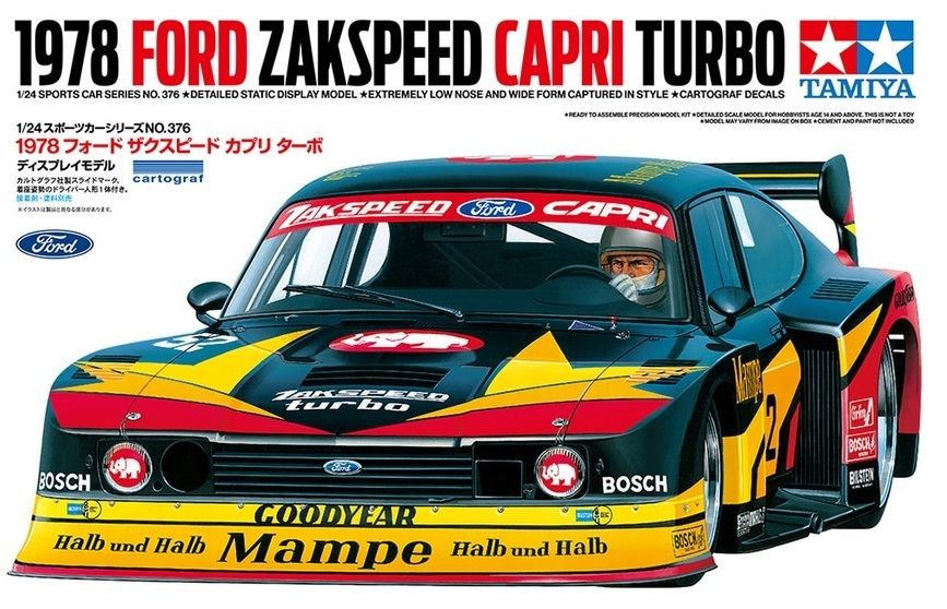 Tamiya 24376 1978 FORD ZAKSPEED CAPRI TURBO