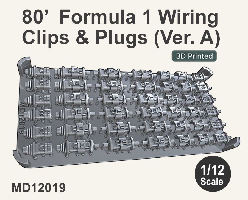 Fat Frog MD12019 80' Formula I Wiring clips and plugs (Ver. A)