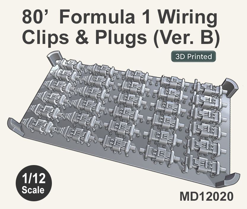 Fat Frog MD12020 80' Formula I Wiring clips and plugs (Ver. B)