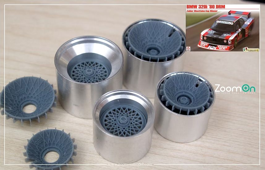 ZoomOn ZR158A BMW 320 E21 Turbo BBS rim set (with Rim Cover) ZoomOn ZR158A BMW 320 E21 Turbo BBS rim set (with Rim Cover)