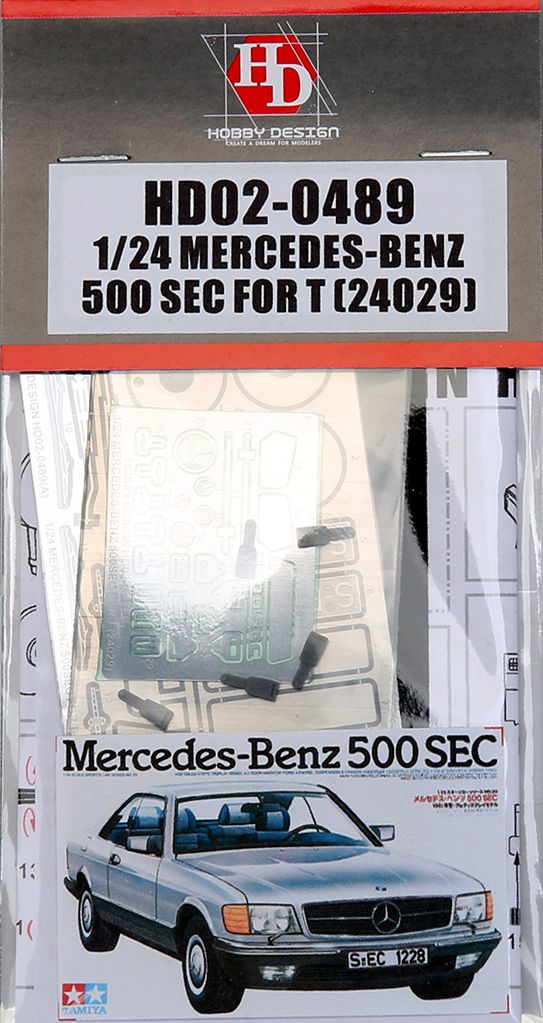 Hobby Design HD02-0489 Mercedes-Benz 500 SEC For TAM 24029