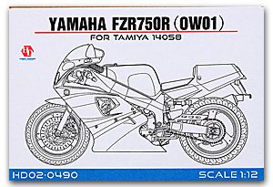 Hobby Design HD02-0490 Yamaha FZR750R(OW01) For TAM 14058