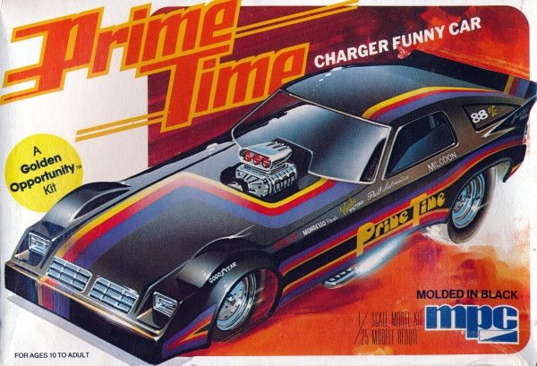 MPC 00828 1982 Dodge Charger 'Prime Time' Funny Car