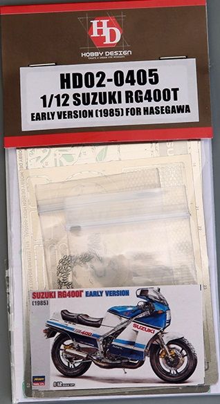 Hobby Design HD02-0405 SUZUKI RG400T EARLY VERSION 1985 FOR HASEGAWA 21509