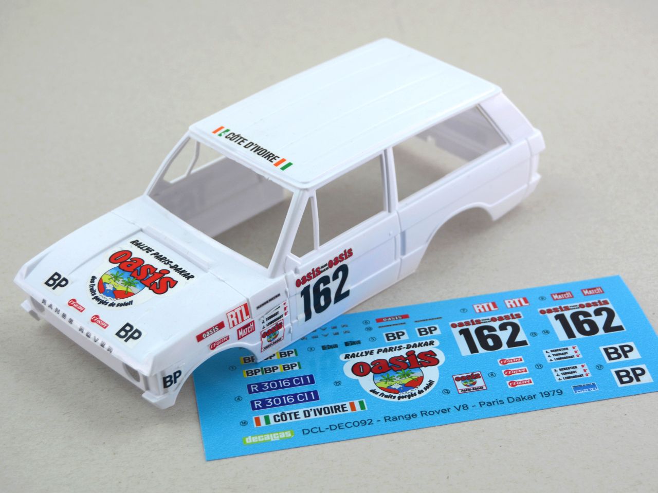 Decalcas DEC092 Range Rover V8 sponsored by BP - 1979