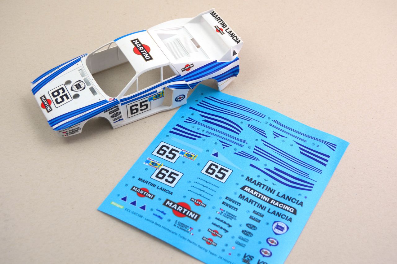 Decalcas DEC108 Lancia Beta Montecarlo Turbo Group 5 Team Martini Racing - 1981