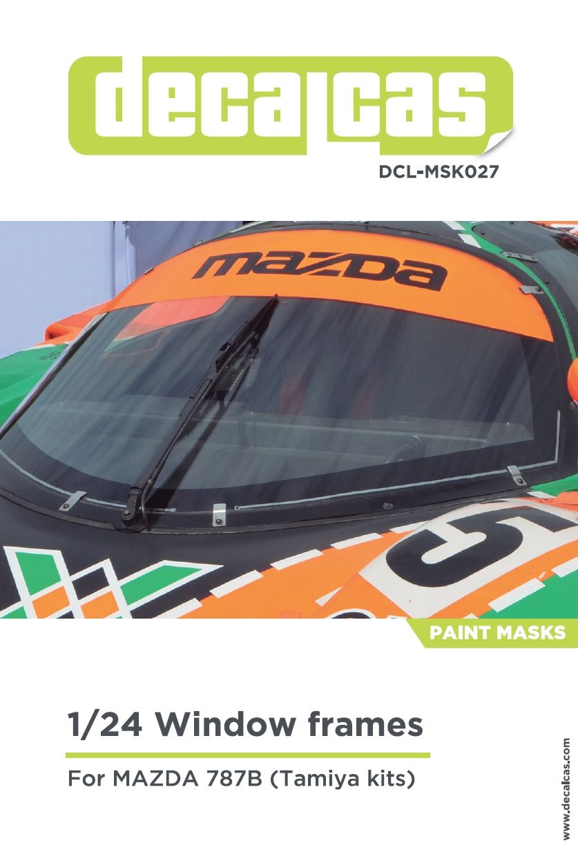 Decalcas MSK027 Mazda 787B - Window frames masks
