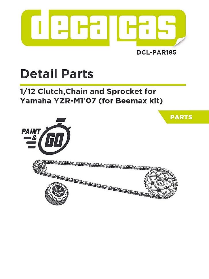 Decalcas PAR185 Chain set for Yamaha YZR-M1 - 2007