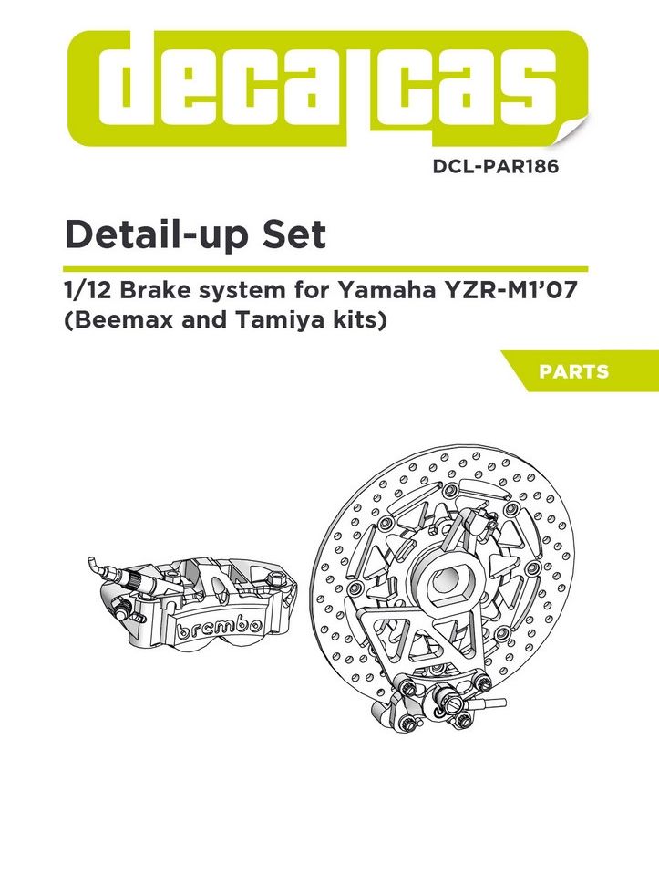 Decalcas PAR186 Brakes for Yamaha YZR-M1 - 2007