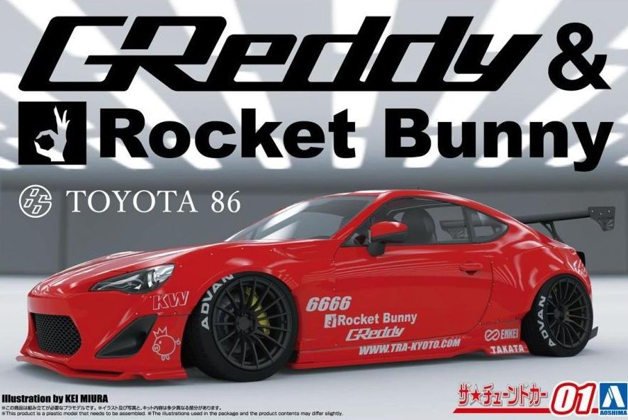Aoshima 20087 Toyota 86 Rocket Bunny
