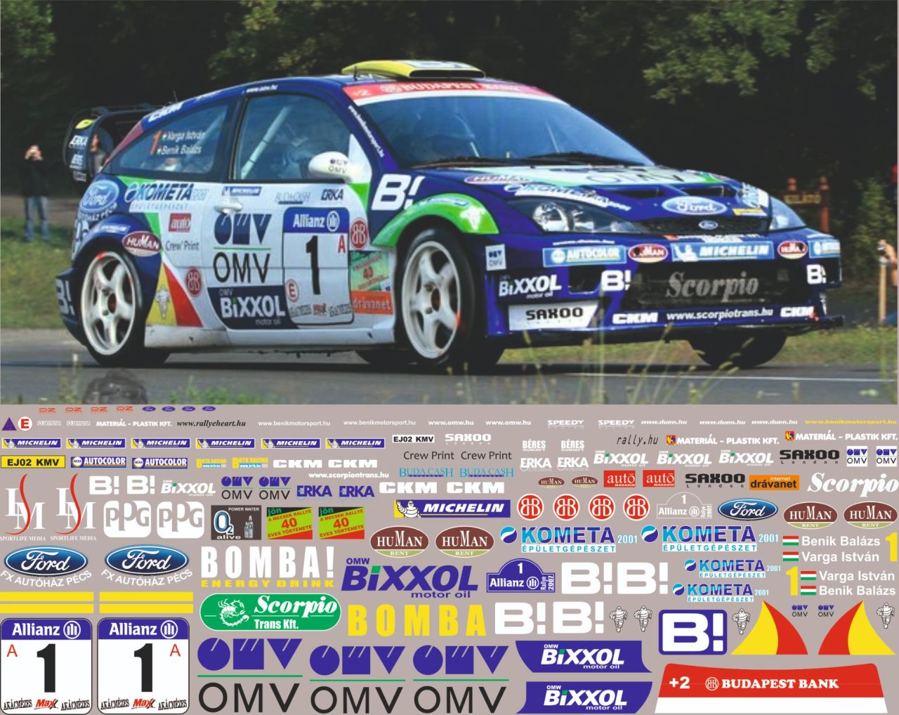 AM24 005 Ford Focus WRC Mecsek Rallye 2007 Benik Balázs
