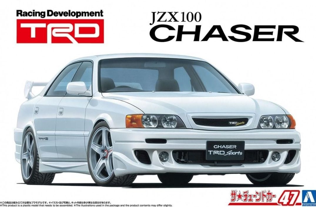 Aoshima 06880 TRD JZX100 Chaser 1998 Toyota