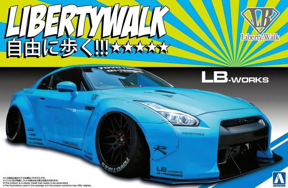 Aoshima 20231 NISSAN GT-R R35 LB WORKS
