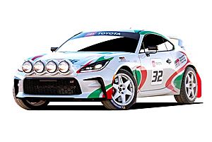 ZoomOn Z213 Castrol Toyota GR86 Rally part set for Tamiya