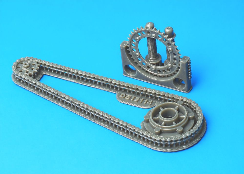 Fat Frog DE12114 Yamaha RZV500R Chain & Sprocket set with Handle Grids