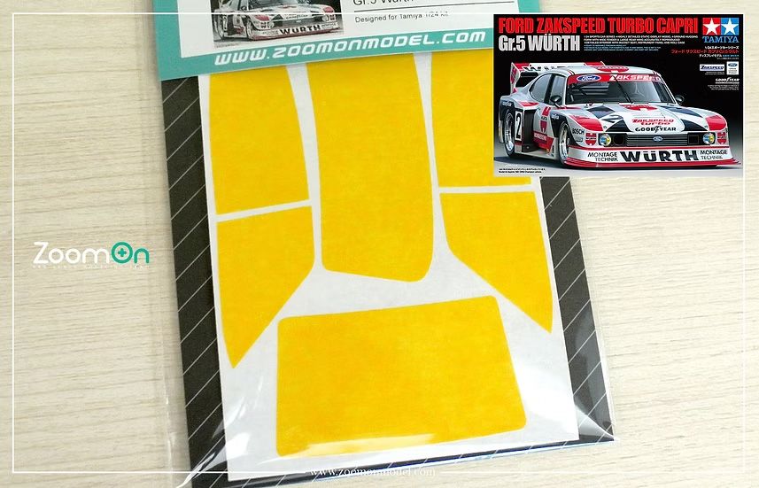 ZoomOn ZD259 Window painting masks - Ford Zakspeed Turbo Capri