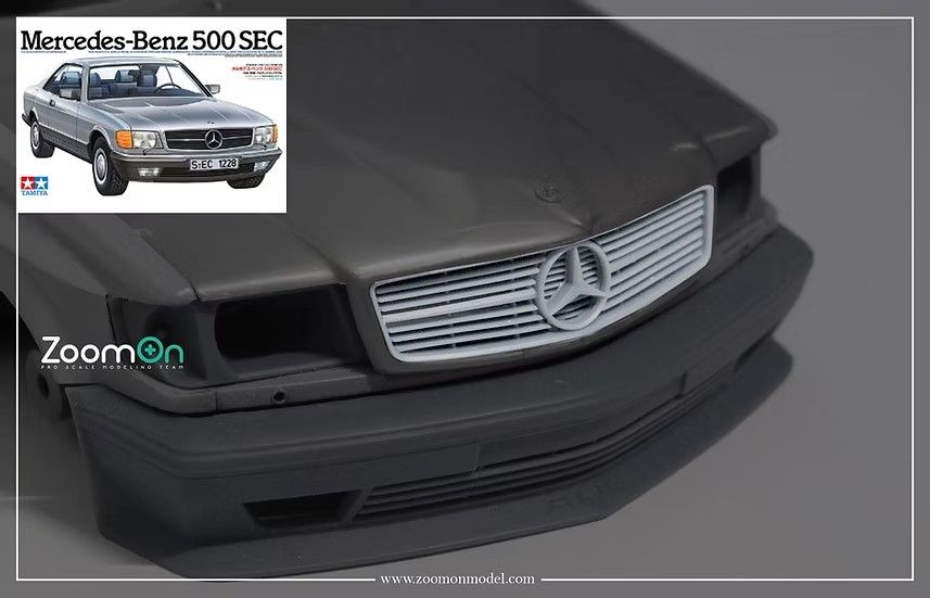 ZoomOn Z222 Mercedes-Benz 500 SEC(W126) Front grille