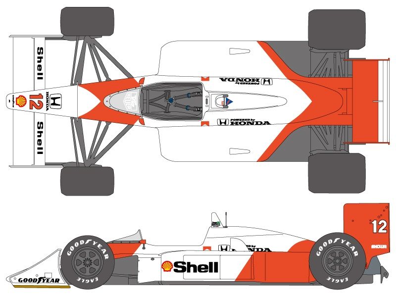 Shunko SHK-375 MCLAREN MP4/4