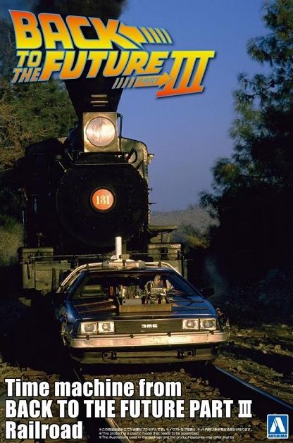 Aoshima 06699 Back To The Future Time Machine Part 3 RAILROAD
