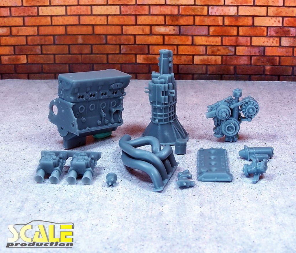 Scale Production SP24342 Opel Manta-Ascona 400 2.4L engine