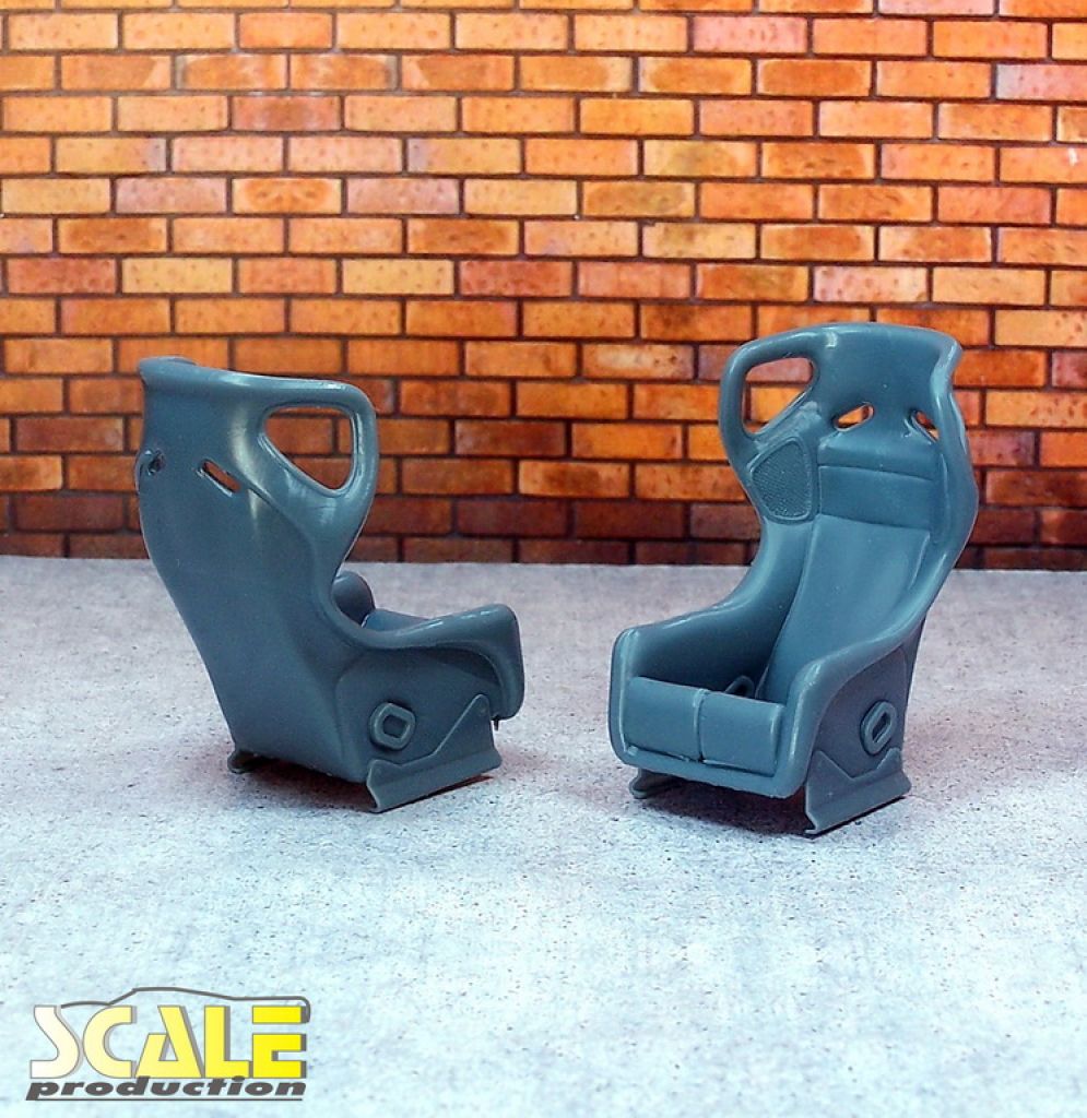 Scale Production SP24343 1 RaceCar seat TouringCar #2 Scale Production SP24343 1 RaceCar seat TouringCar #2