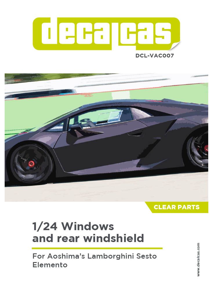 Decalcas VAC007 Window for: Lamborghini Sesto Elemento