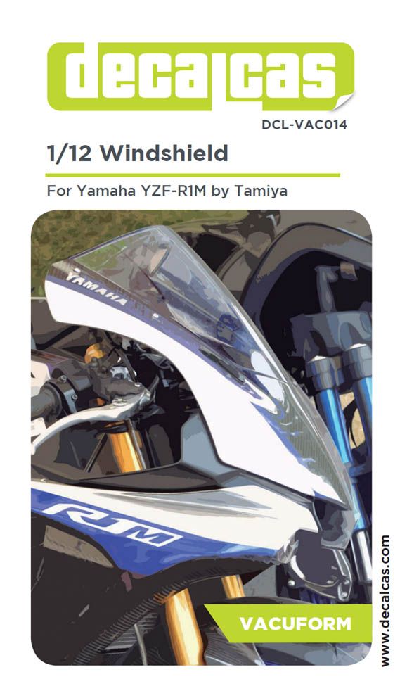 Decalcas VAC014 Vacuum formed parts for 1/12 scale models: Yamaha YZF-R1M