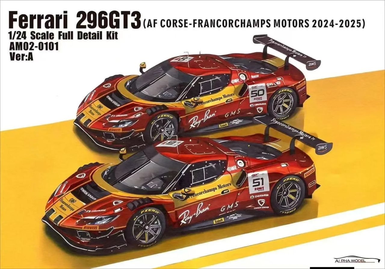 Alpha Model 02-0101 Ferrari 296 GT3 Ver.A