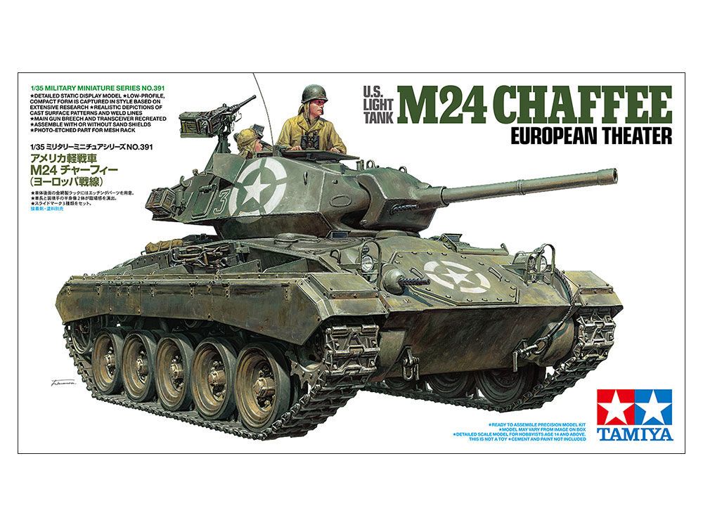 Tamiya 35391 U.S. Light Tank M24 Chaffe European Theater
