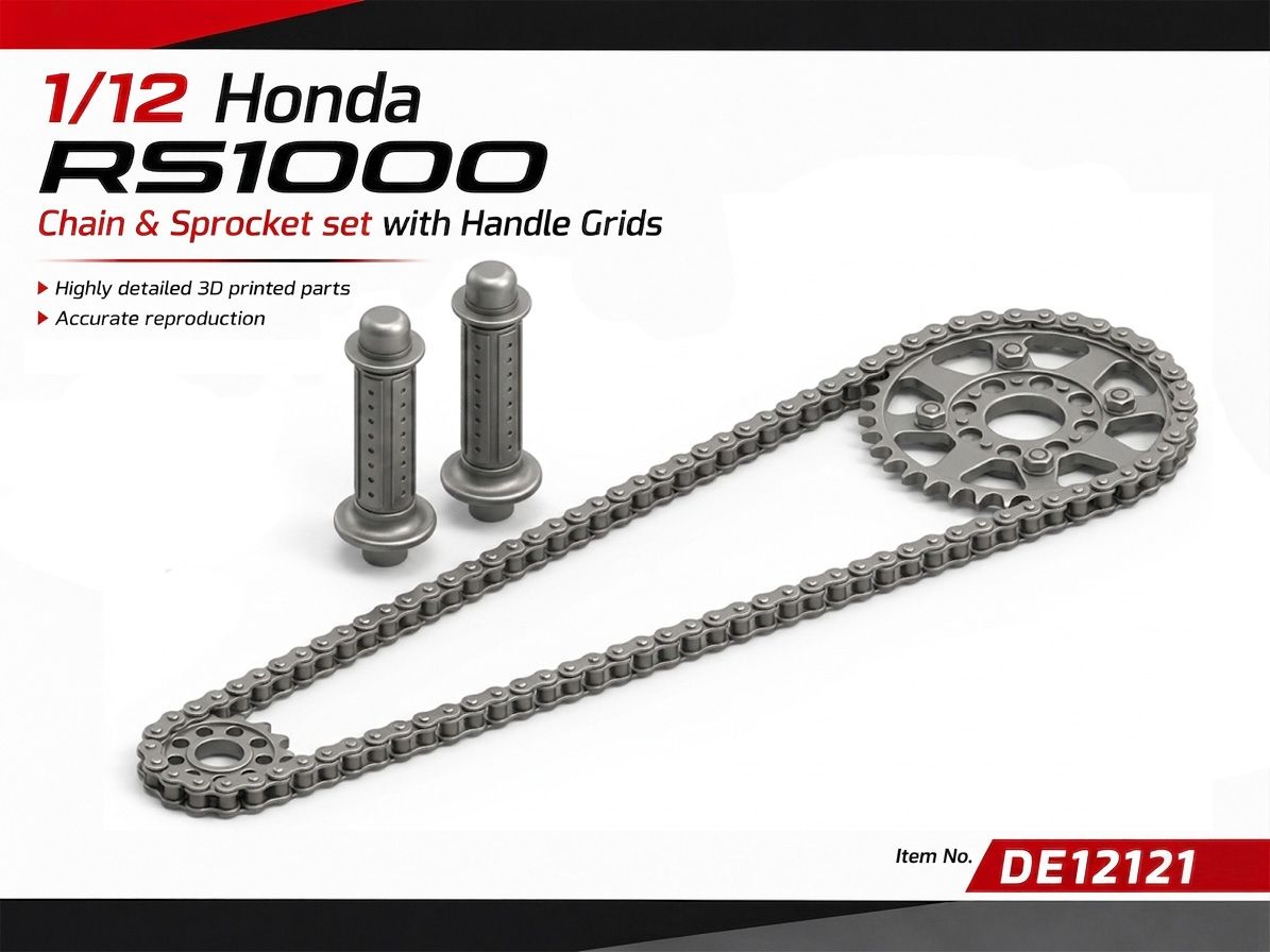 Fat Frog DE12121 Honda RS1000 Chain & Sprocket set with Handle Grids Fat Frog DE12121 Honda RS1000 Chain & Sprocket set with Handle Grids