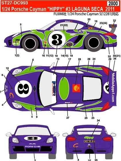 Studio27 DC0993 PORSCHE CAYMAN Martini Racing
