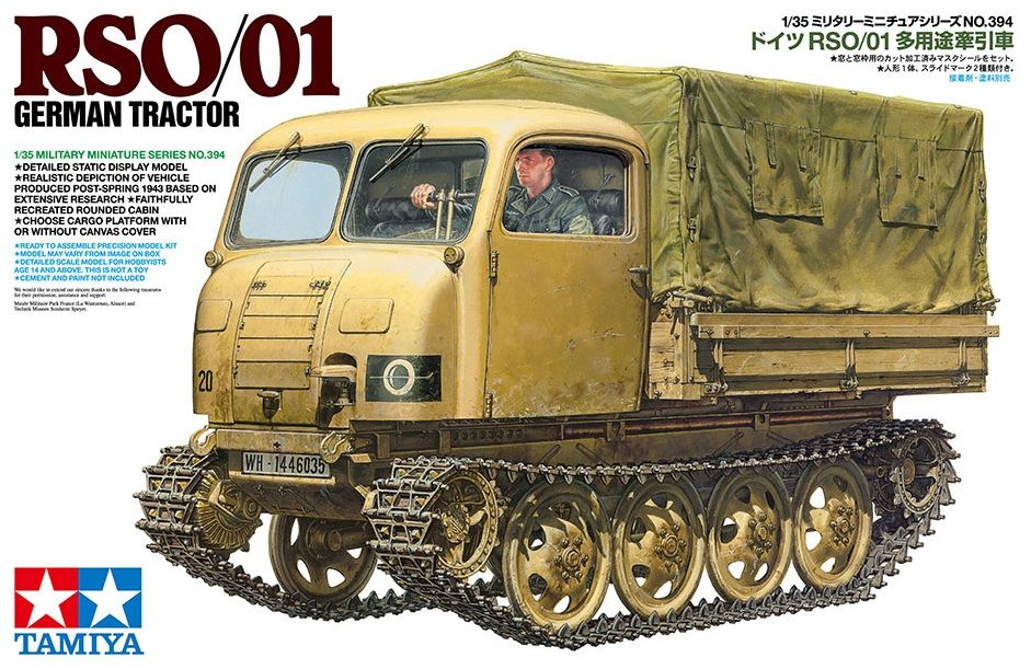 Tamiya 35394 GERMAN TRACTOR RSO/01 Tamiya 35394 GERMAN TRACTOR RSO/01